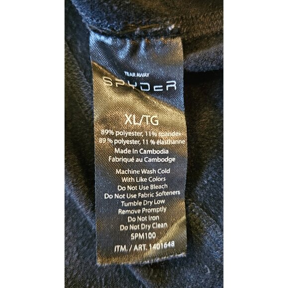 SPYDER ACTIVE Thermal Pullover Long Sleeve SIZE XL Black ProWeb Base Layer - Picture 4 of 11